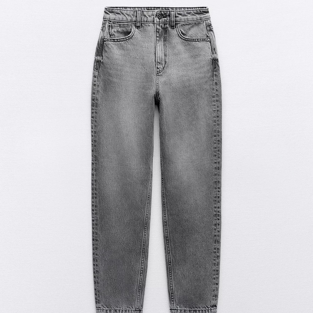 ZARA Z1975 MOM FIT JEANS WITH A HIGH WAIST